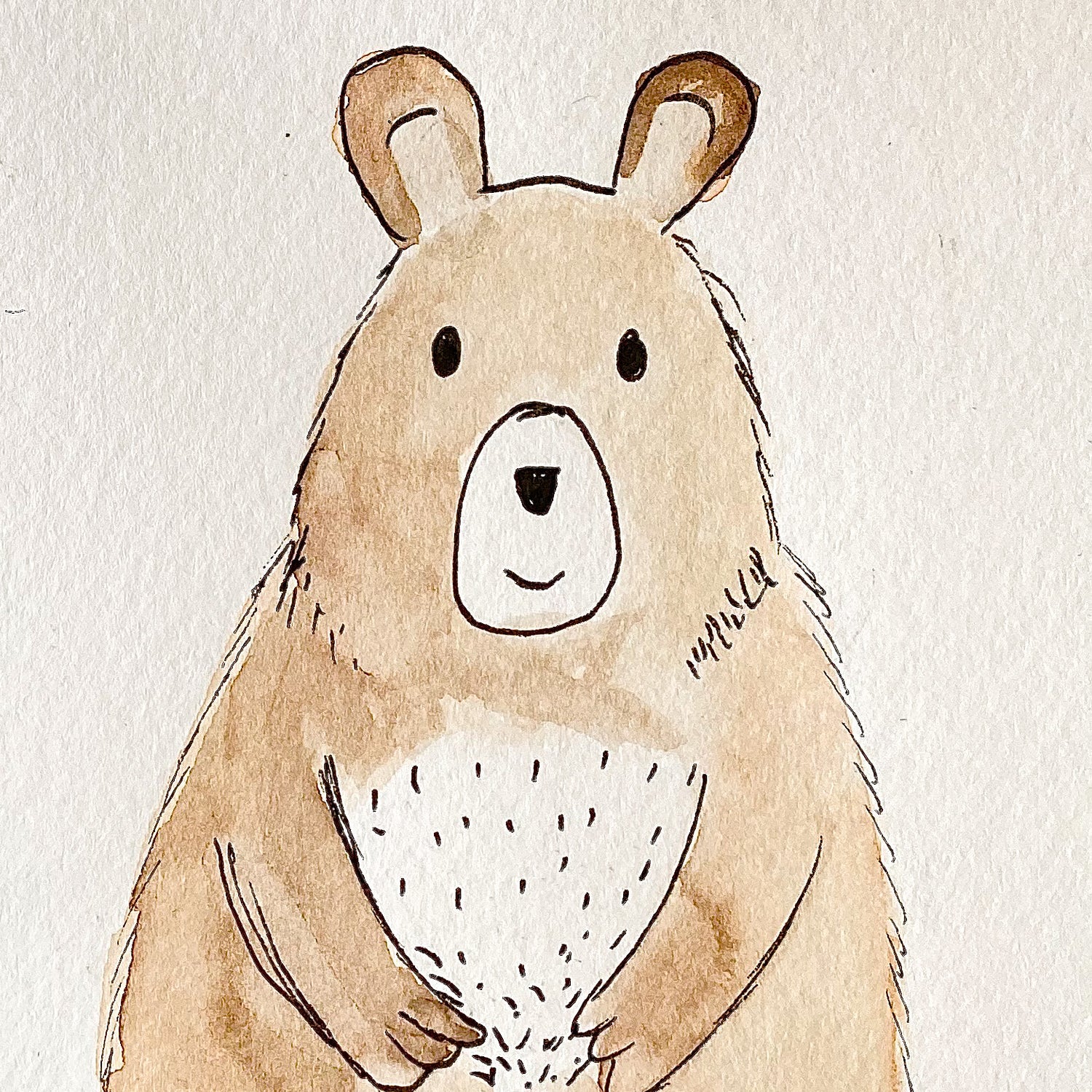 Aquarell Bär - KleinArt Papeterie