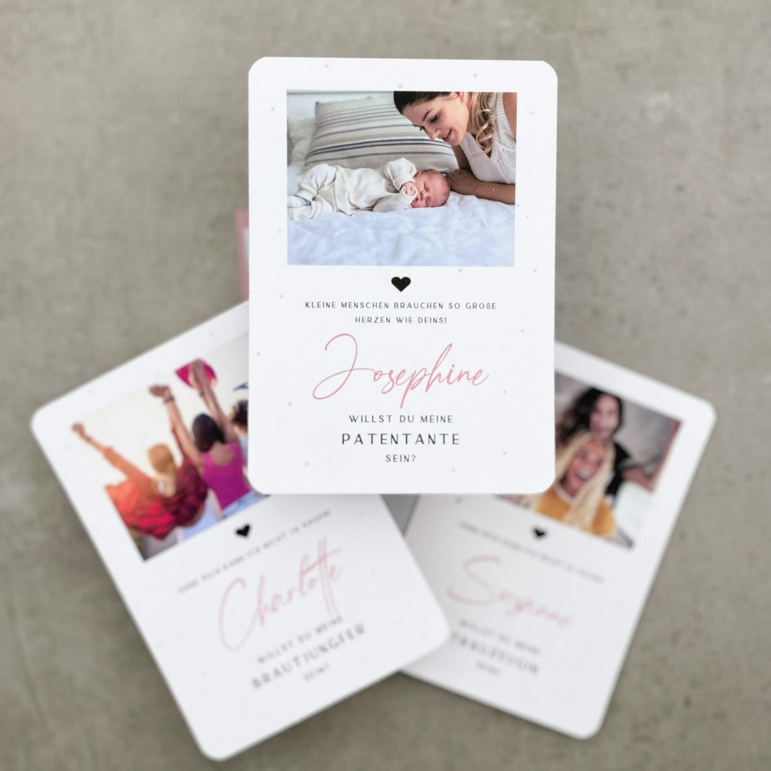 Willst du min Gotti si? Karte für die Patentante - KleinArt