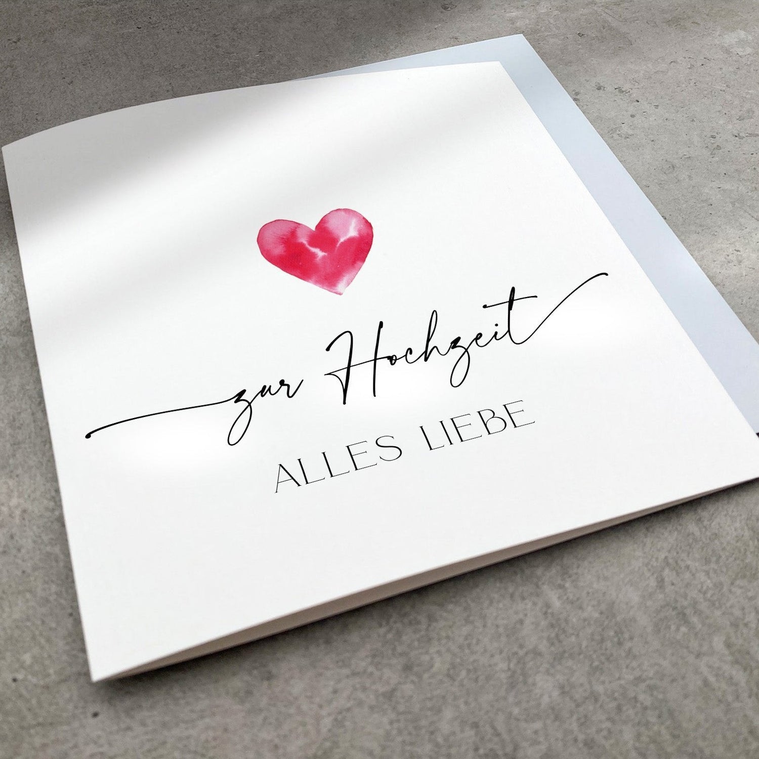 Karten zur Hochzeit