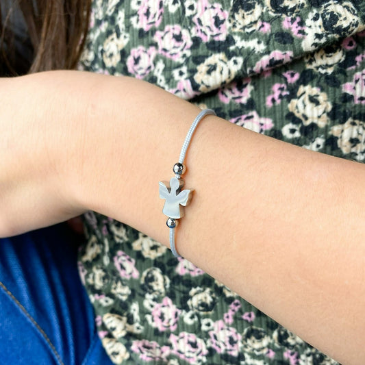 Schutzengel Armband getragen-KleinArt