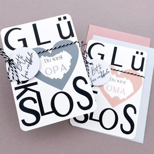 Glückslos Du wirst Oma, Du wirst Opa